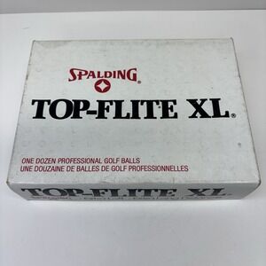 Spalding Top-Flite XL Golf‎ Balls Box 12 - print "PEACOCK" VINTAGE NOS